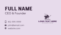 Wheel Barrow Landscaping Business Card Preview