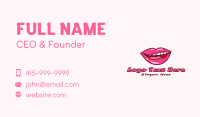 Tomato Woman Lips Business Card Preview