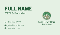 Campsite Forest  Business Card Design