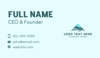 Triangle Alpine Mountain Business Card Image Preview