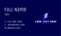 Electric Thunder Lightning Business Card Image Preview