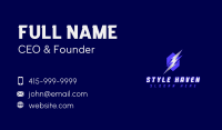 Electric Thunder Lightning Business Card Image Preview
