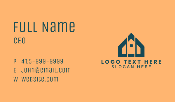 Construction Home Repair  Business Card Design Image Preview
