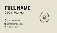 Skeleton Skull Star Business Card Design