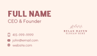 Floral Spring Spa Business Card Image Preview