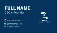 House Hand Window Business Card Image Preview