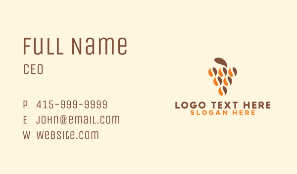 Coffee Berry Business Card Design Image Preview