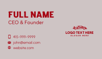 Red Fast Automobile Business Card Image Preview