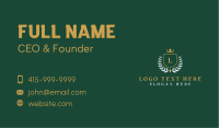 Royalty Crown Shield Business Card Image Preview