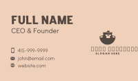 Bear Bowl Restaurant Business Card Image Preview