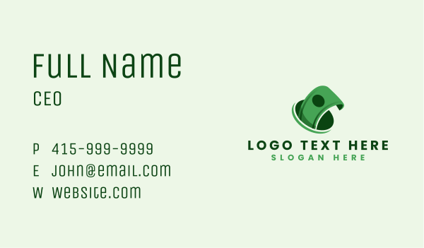 Dollar Cash Bill Business Card Design Image Preview