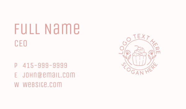 Sweet Cupcake Dessert Business Card Design Image Preview