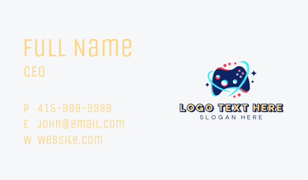 Game Console Controller Business Card Design Image Preview