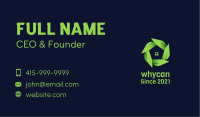 Green Leaf House  Business Card Image Preview
