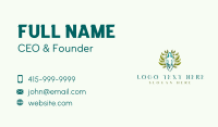 Nature Wellness Woman Business Card Image Preview