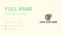 Eco Globe Planet Business Card Design