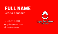 Maple Leaf Egg  Business Card Image Preview