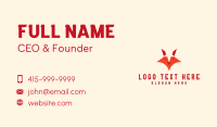 Minimalist Fox Head  Business Card Image Preview