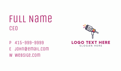 Multimedia Recording Mic Business Card Image Preview