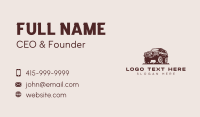 Car SUV Driving Business Card Design