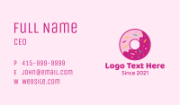 Yummy Sprinkled Doughnut Business Card Image Preview