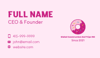 Yummy Sprinkled Doughnut Business Card Image Preview