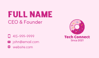 Yummy Sprinkled Doughnut Business Card Image Preview