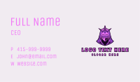 Mage King Gaming Character Business Card Image Preview