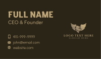 Golden Lion Wings Business Card Image Preview