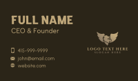 Golden Lion Wings Business Card Preview