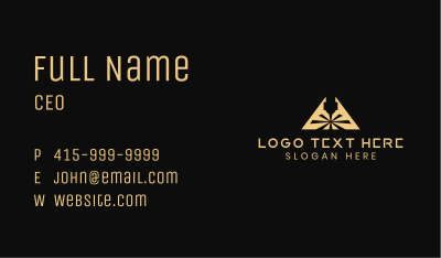 Laser Fabrication Metalwork Triangle Business Card Image Preview