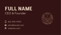 Eagle Falcon Wings Business Card Image Preview