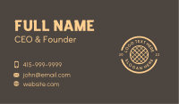 Waffle Snack Food Business Card Image Preview