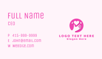 Love Care Hand Business Card Image Preview