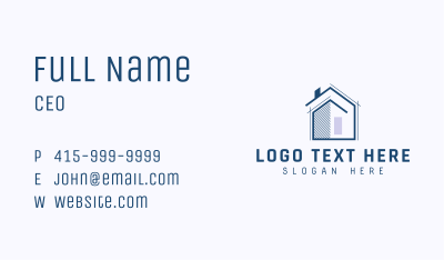 House Building Renovation  Business Card Image Preview