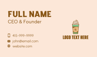 Milkshake Beverage Cafe Business Card Preview
