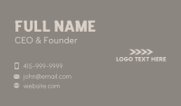 Professional Logistics Wordmark Business Card Image Preview