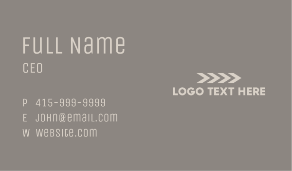 Professional Logistics Wordmark Business Card Design Image Preview