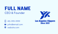 Blue Angelfish Business Card Image Preview