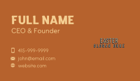 Rustic Craft Beer Wordmark Business Card Image Preview