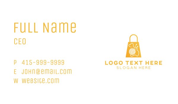 Sewing Tailoring Shopping Bag Business Card Design Image Preview