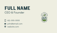 Watering Can Floral Gardening Business Card Image Preview