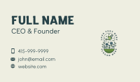 Watering Can Floral Gardening Business Card Preview