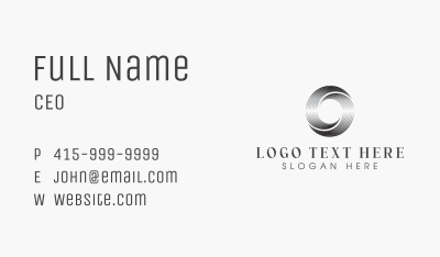 Elegant Luxury Letter O Company Business Card Image Preview