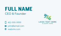 Friendly Support Hand  Business Card Design