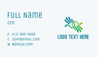 Friendly Support Hand  Business Card