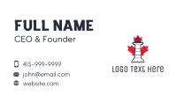 Canadian Lighthouse Business Card Image Preview