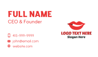 Red Lip Chili Business Card Image Preview