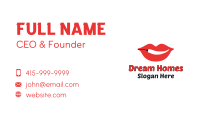 Red Lip Chili Business Card Image Preview