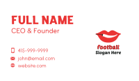 Red Lip Chili Business Card Image Preview